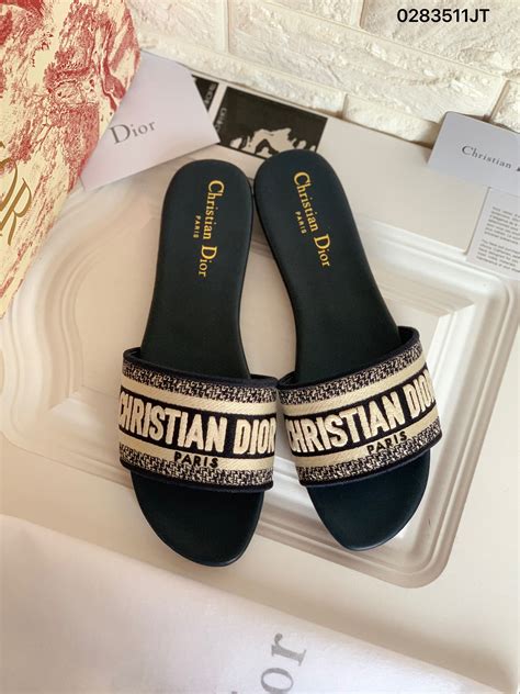 denim dior slides|christian Dior slippers women.